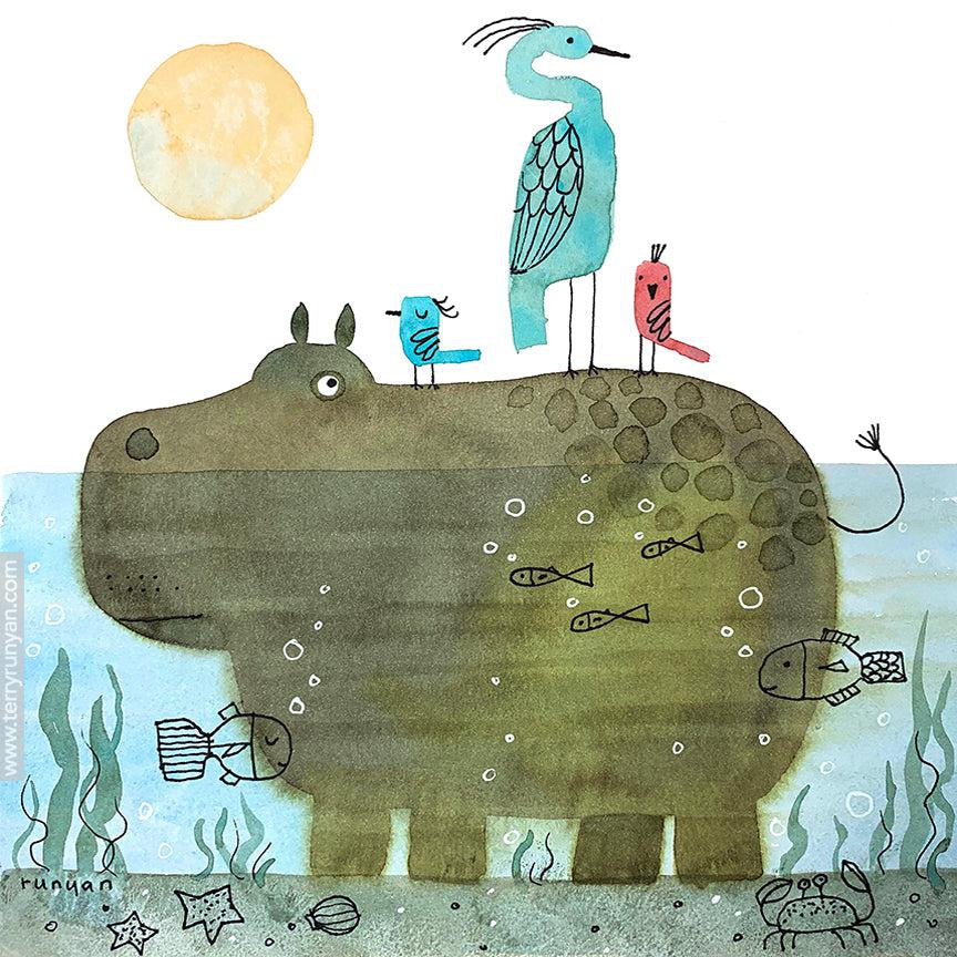 Hippo & Friends!-Terry Runyan Creative