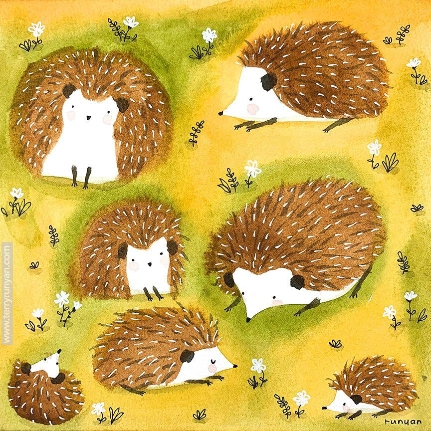 Hedgehogs!-Terry Runyan Creative