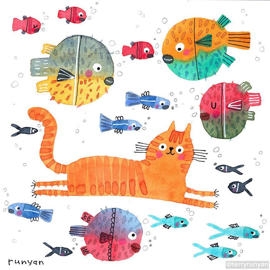 Cat & Catfish – Terry Runyan Creative