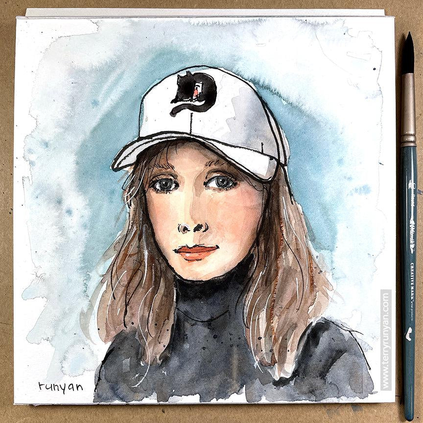 Portrait with a Hat!-Terry Runyan Creative