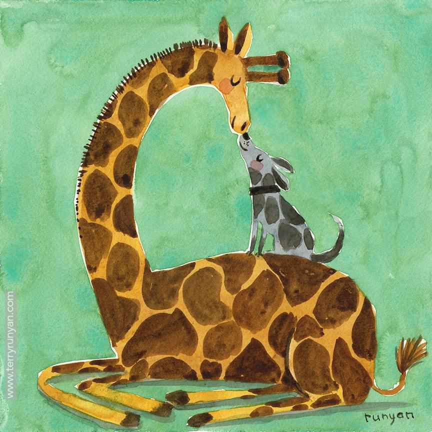 Giraffe Lover!-Terry Runyan Creative