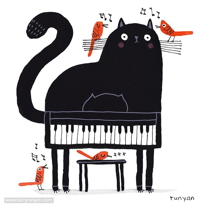 Piano Cat 2!-Terry Runyan Creative