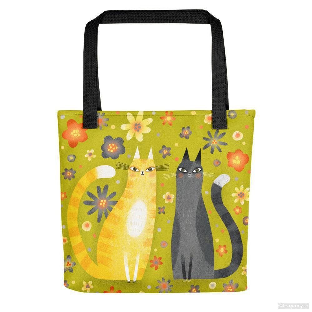 NATURE CATS Tote bag-Tote Bag-Terry Runyan Creative-Terry Runyan Creative