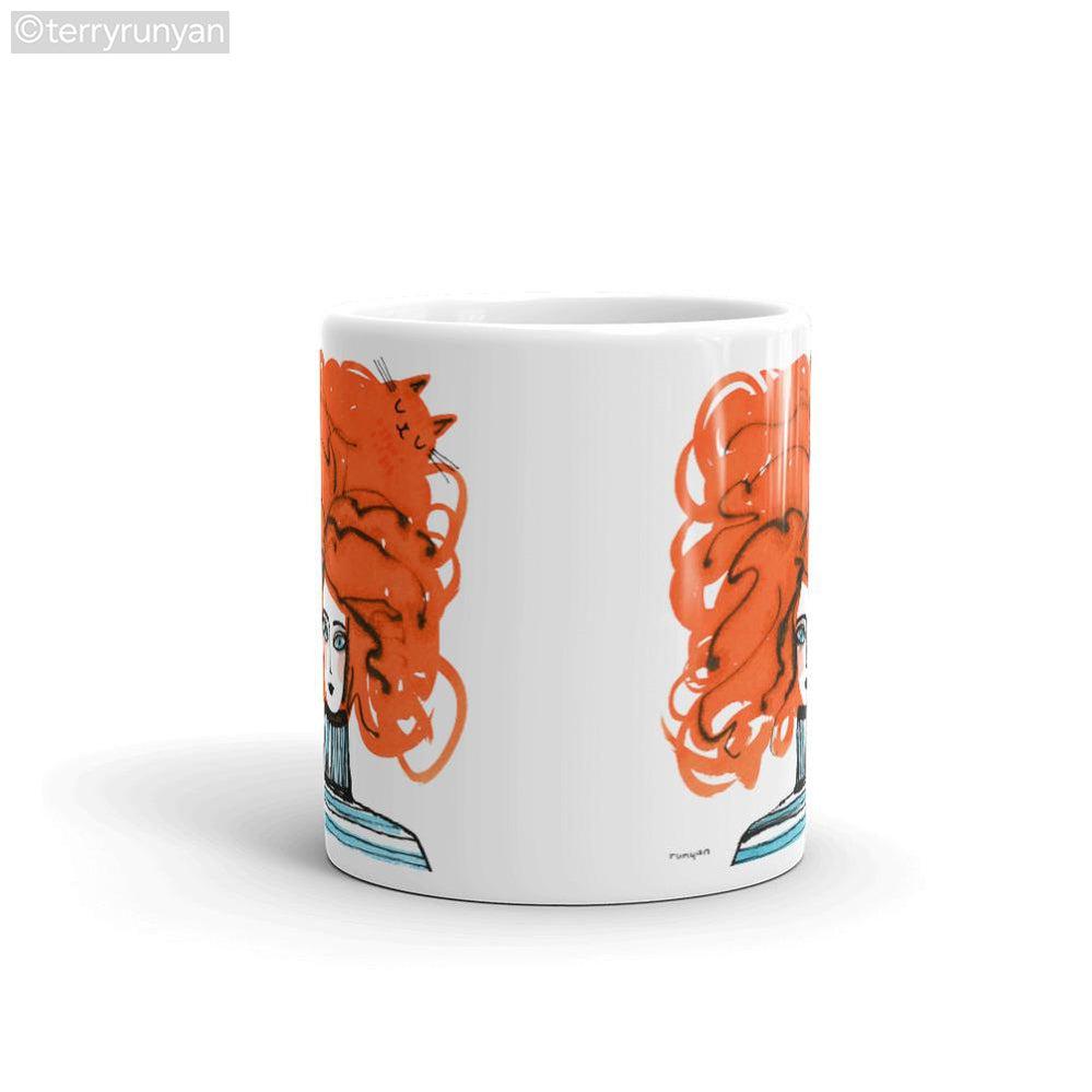 WILD CAT HAT mug-Mugs-Terry Runyan Creative-Terry Runyan Creative