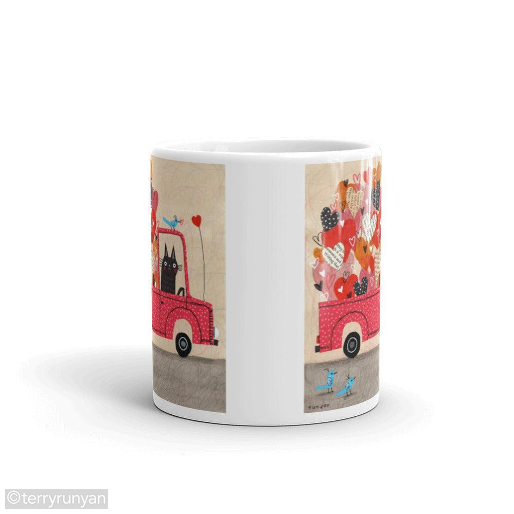 TRUCK LOAD 2 mug-Coffee Mug-Terry Runyan Creative-Terry Runyan Creative