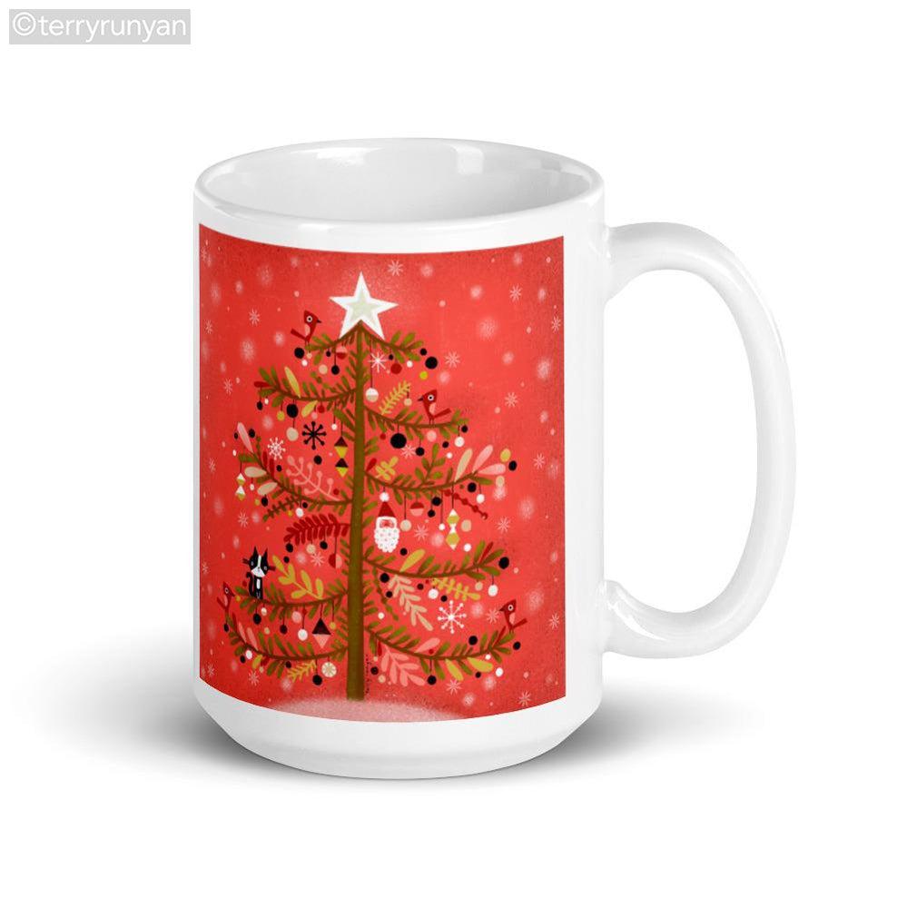 OH CHRISTMAS TREE mug-Mugs-Terry Runyan Creative-Terry Runyan Creative