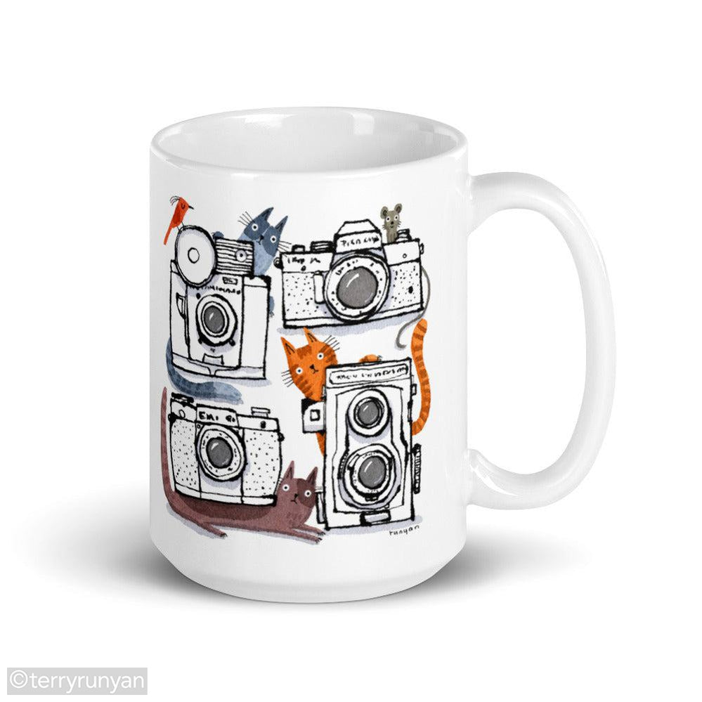White glossy mug-Mugs-Terry Runyan Creative-Terry Runyan Creative