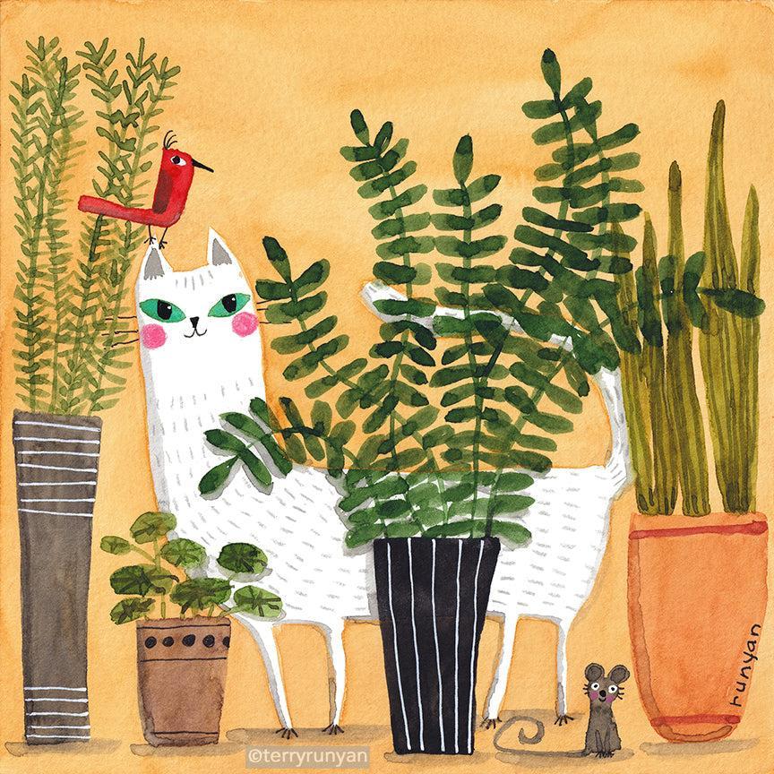 Indoor Jungle! Happy #caturday-Terry Runyan Creative