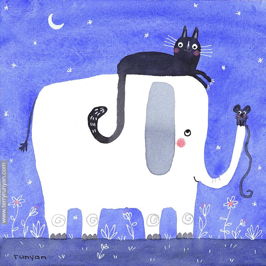 Elephant Cat Ha!-Terry Runyan Creative