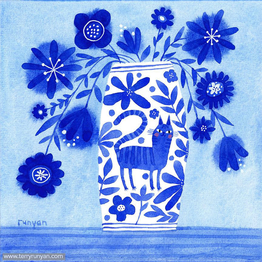 Blue Flowers!-Terry Runyan Creative