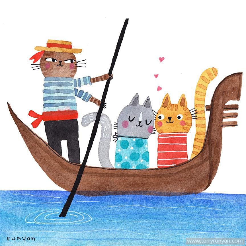 Gondola Love!-Terry Runyan Creative