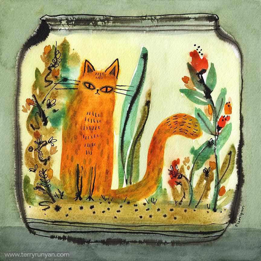 Terrarium Cat – Terry Runyan Creative
