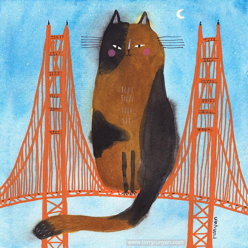 Bridge Cat!-Terry Runyan Creative