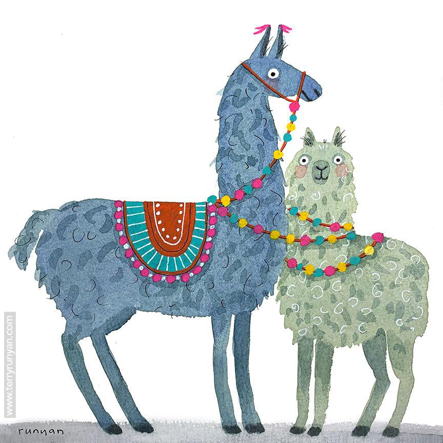 Llama & Alpaca Friends!-Terry Runyan Creative