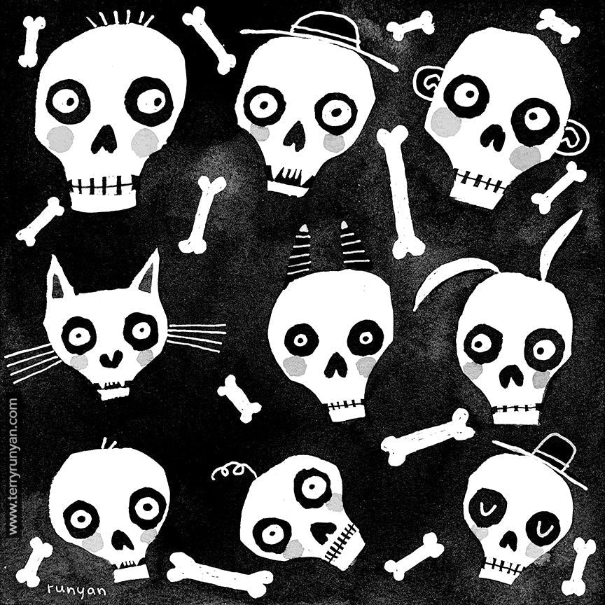 Skeletons!-Terry Runyan Creative