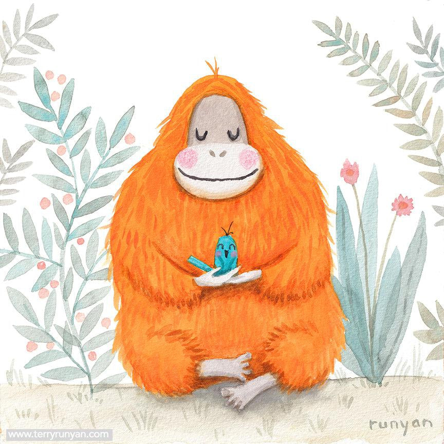 Orangutan Love!-Terry Runyan Creative