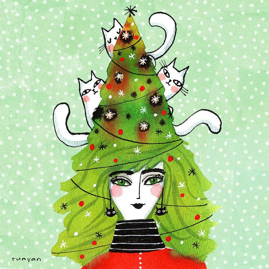 Holiday Cat Hat!-Terry Runyan Creative