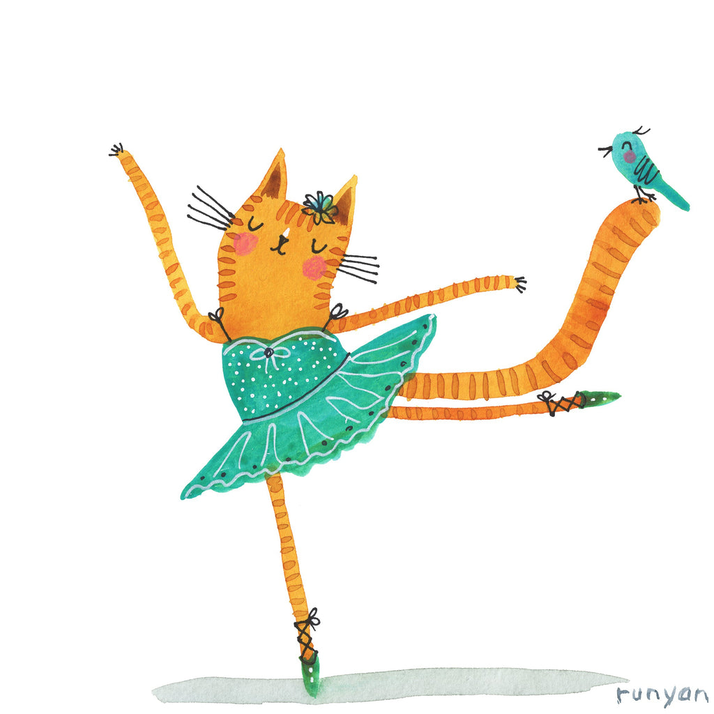 Ballet Cat 2!-Terry Runyan Creative