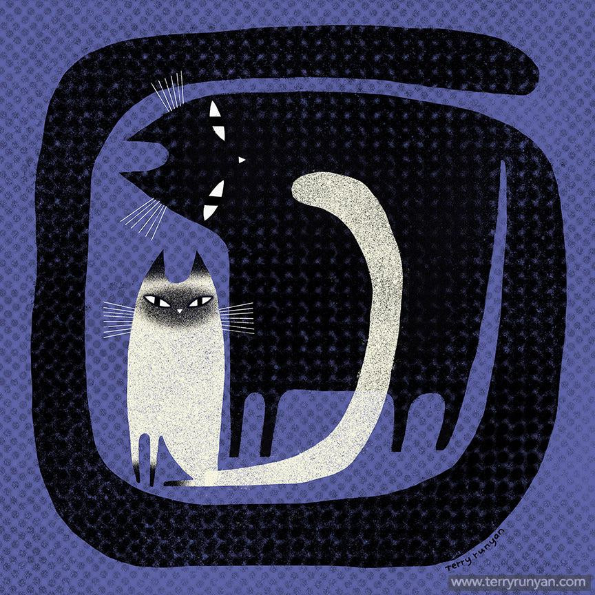 Contrast Cats!-Terry Runyan Creative