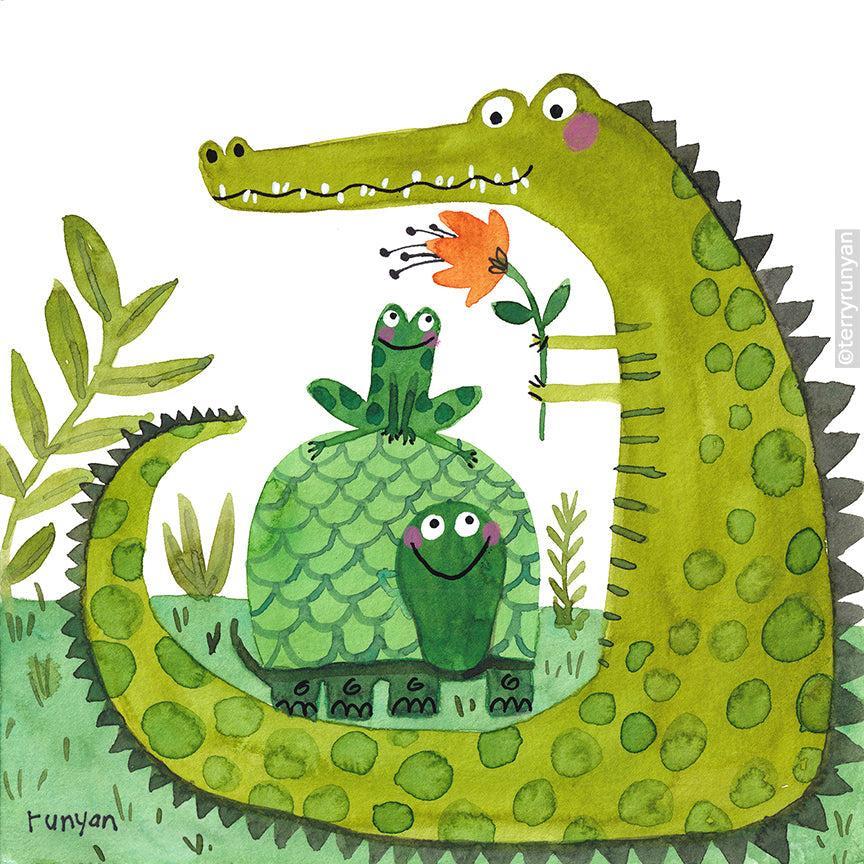 Friends in Green!-Terry Runyan Creative