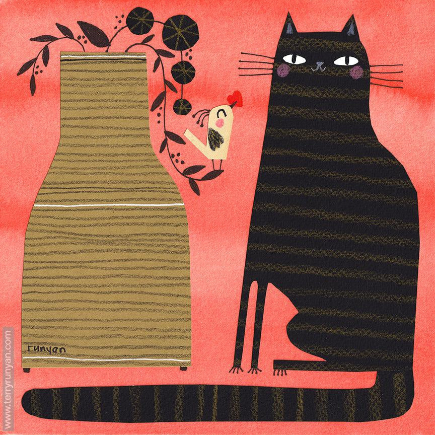 Striped Kitty Friend-Terry Runyan Creative