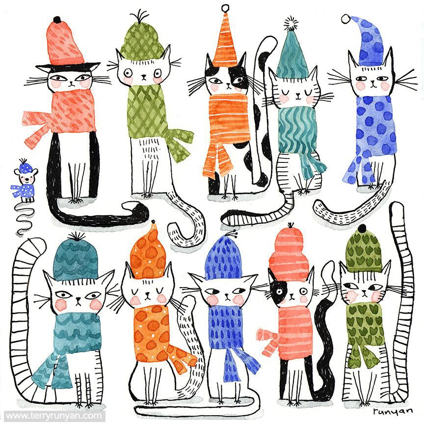 Plethora of Kitties!-Terry Runyan Creative