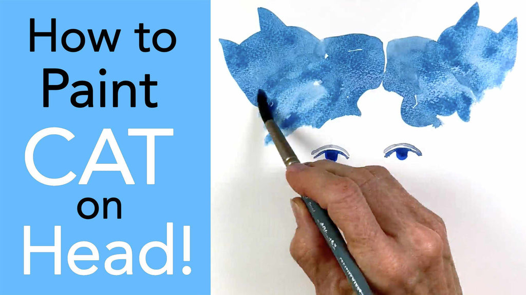 New Demo Cat on Head Painting Video!!-Terry Runyan Creative