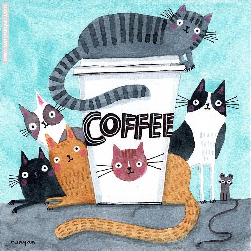 Coffee Cats 2!-Terry Runyan Creative