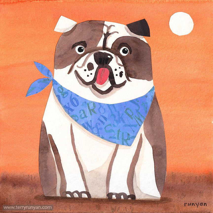 Bulldog Happiness!-Terry Runyan Creative