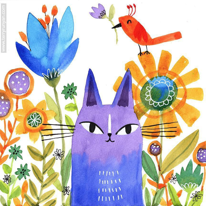 Purple Cat!-Terry Runyan Creative