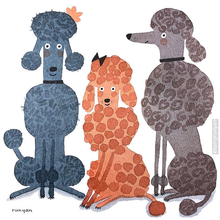 Poodle Pals!-Terry Runyan Creative