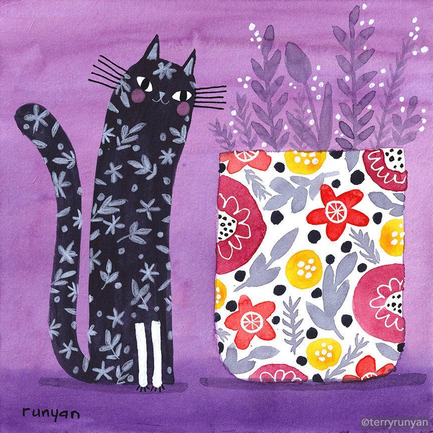 Cat Vase Patterns!-Terry Runyan Creative
