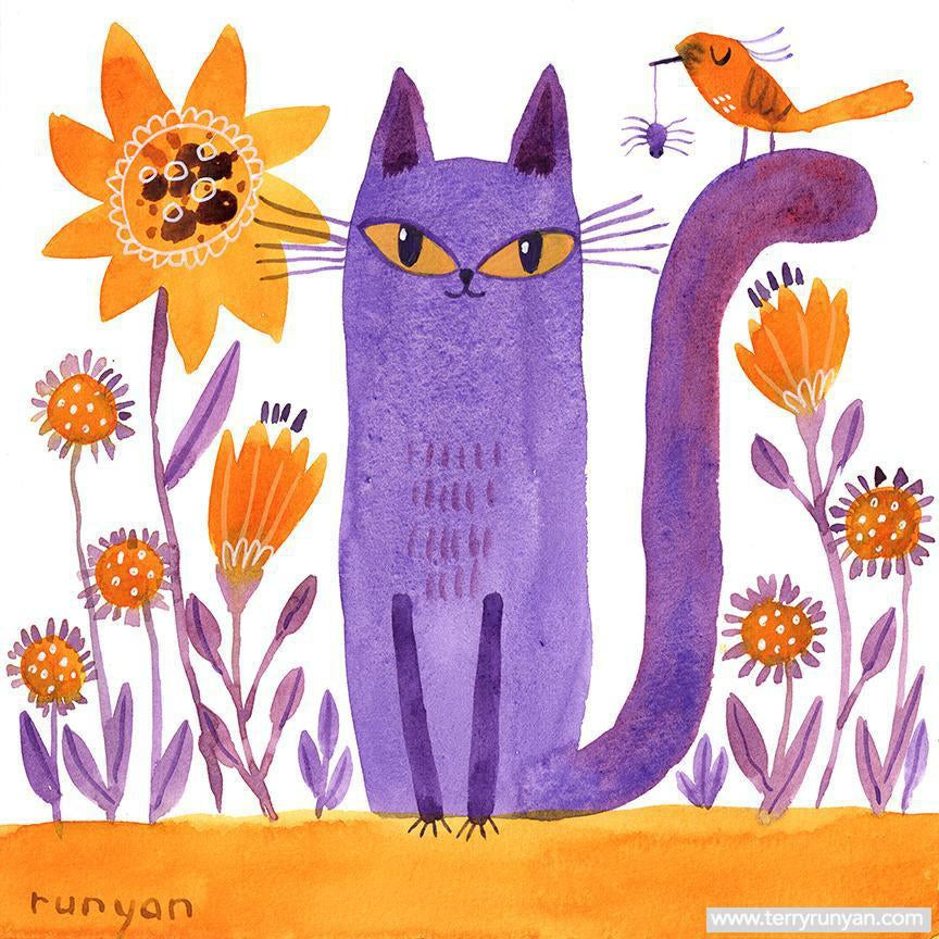 Purple & Orange!-Terry Runyan Creative