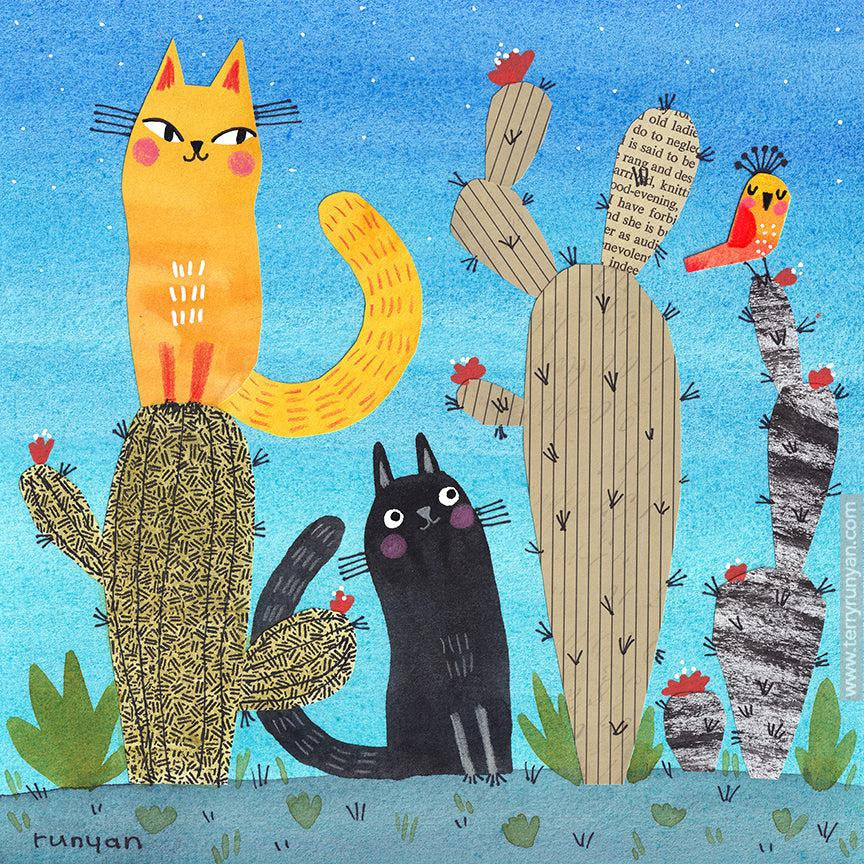 Cactus Night!-Terry Runyan Creative