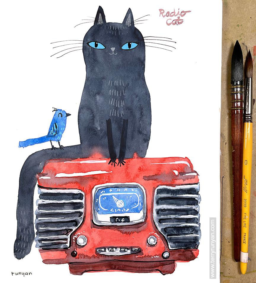 Radio Cat!-Terry Runyan Creative