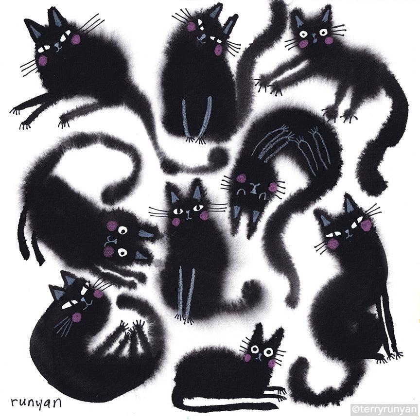 Black Floof Group!-Terry Runyan Creative