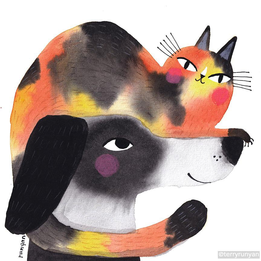 Calico Hat! Happy #catonheadwednesday-Terry Runyan Creative