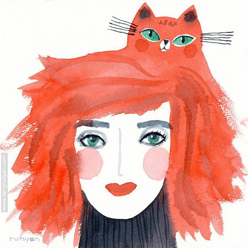 Red Cat Hat!-Terry Runyan Creative