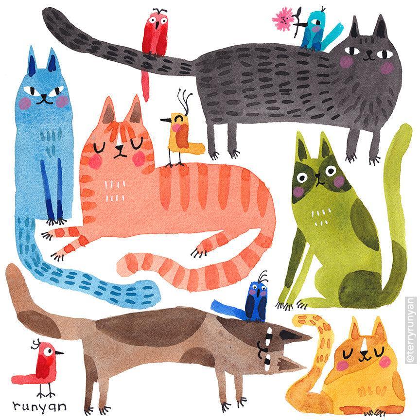 Everyday is Cat Day!-Terry Runyan Creative