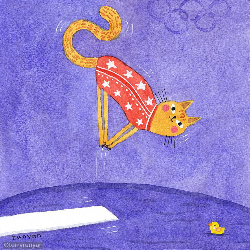Jack Knife! Olympic diving!-Terry Runyan Creative