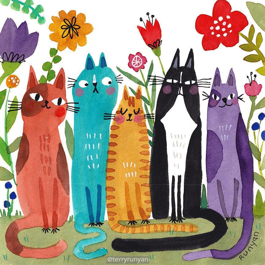 Flowery Five!-Terry Runyan Creative