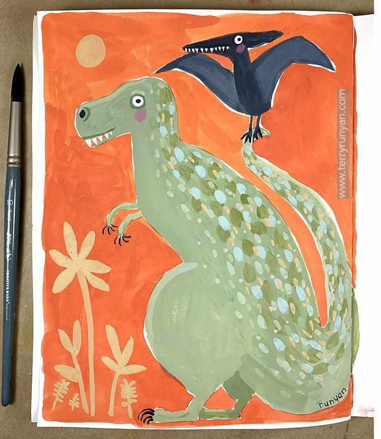 Happy Dinosaur Day!-Terry Runyan Creative