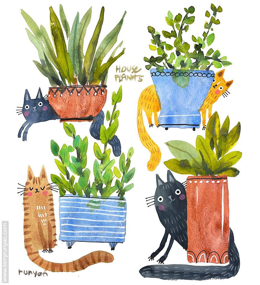 House Plant Friends-Terry Runyan Creative