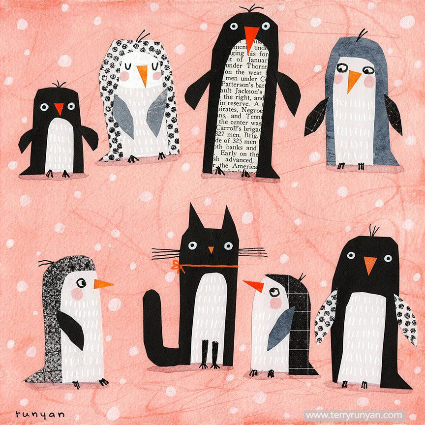 Patterned Penguins!-Terry Runyan Creative