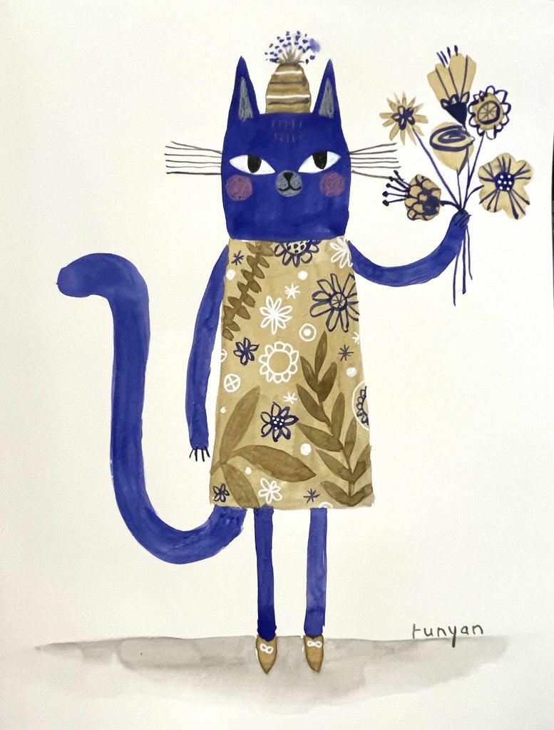 VAN GOGH'S CAT Tote bag – Terry Runyan Creative