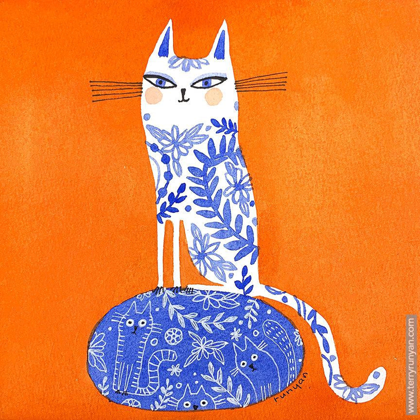Pizanki Cat!-Terry Runyan Creative
