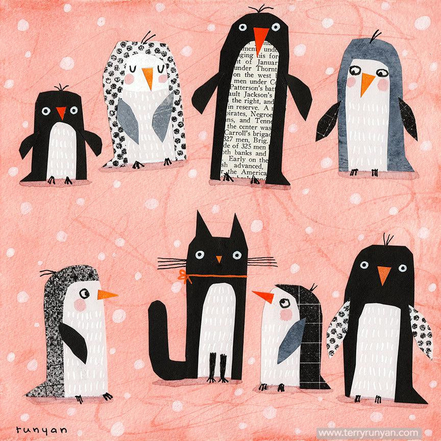 Patterned Penguins-Terry Runyan Creative
