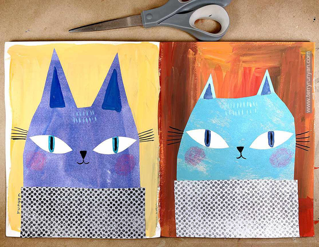 Two Cat Heads!-Terry Runyan Creative