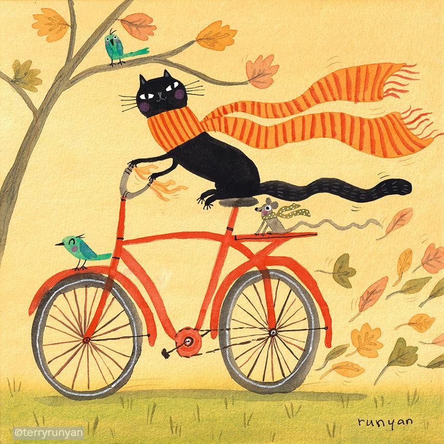 Scarf Weather! Happy #caturday-Terry Runyan Creative