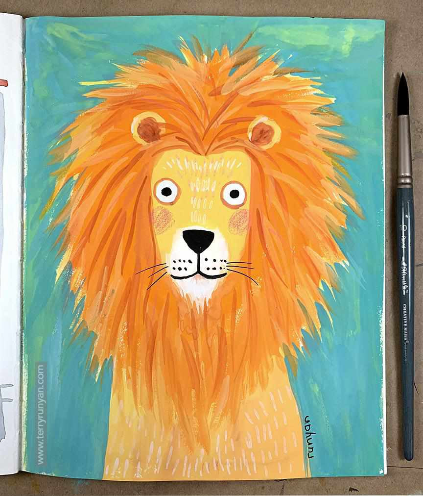 Ginger Lion!-Terry Runyan Creative